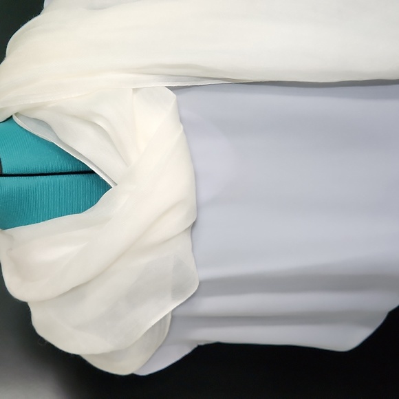 **Banana Republic** Barely Blue Size Medium Blouse - Picture 5 of 6